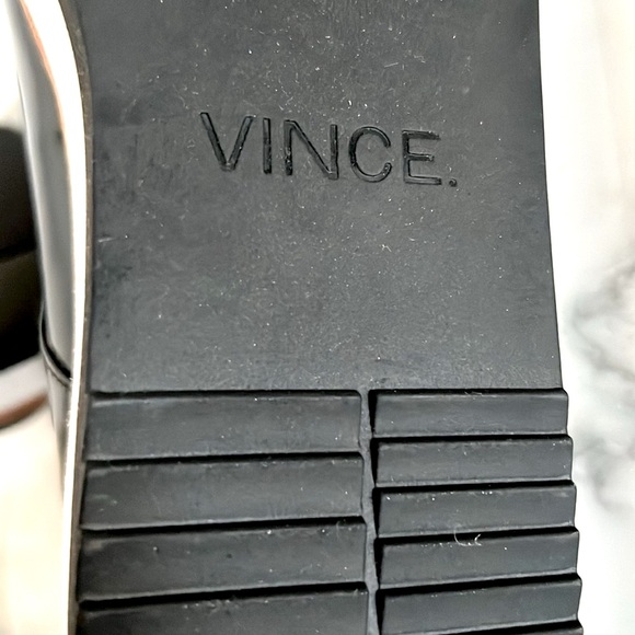 NWOT Vince Women Reed Glazed Patent leather Platform Oxford shoes - Picture 5 of 6